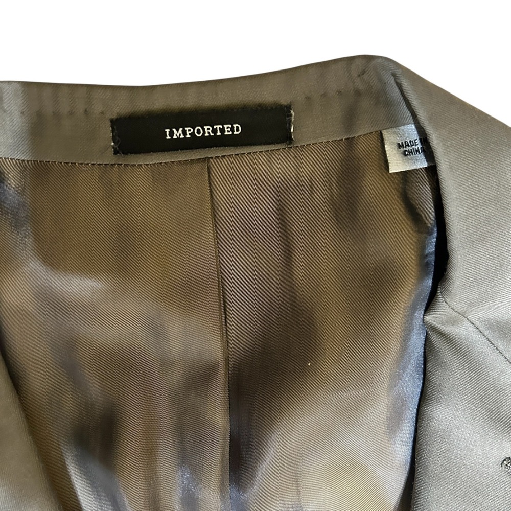Ralph Lauren Dillard's Men's 44L Gray 100% Wool Blazer Coat Sport Suit Jacket - Picture 7 of 7